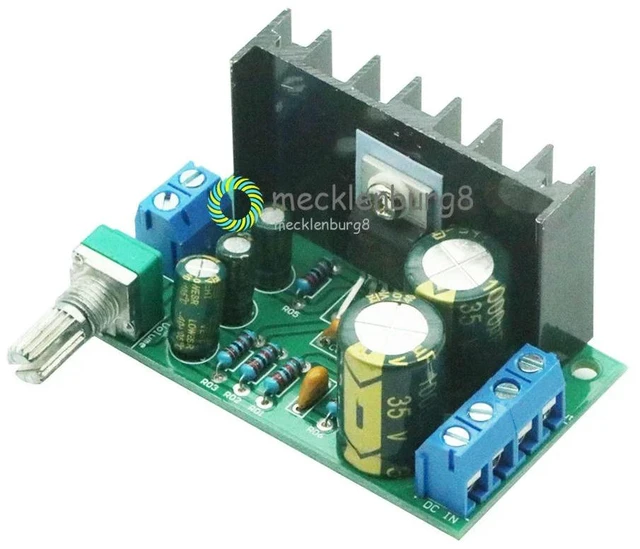 Main image of TDA2050 DC 12-24V 5W-120W One Channel Mono Audio Power Amplifier Board Module 1-Channel