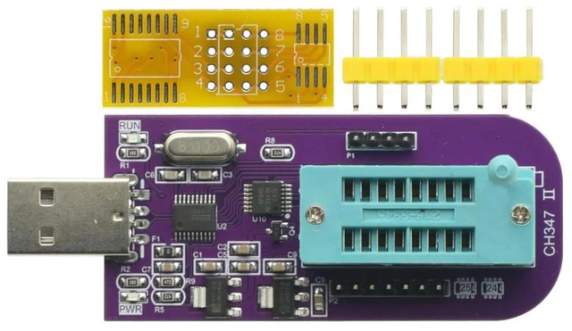 Alt view image 2 of 3 - CH347 Programmer with V1.8V Level Conversion for EEPROM BIOS USB Programmer 24 25 Series Flash,Replace CH341A Programmer