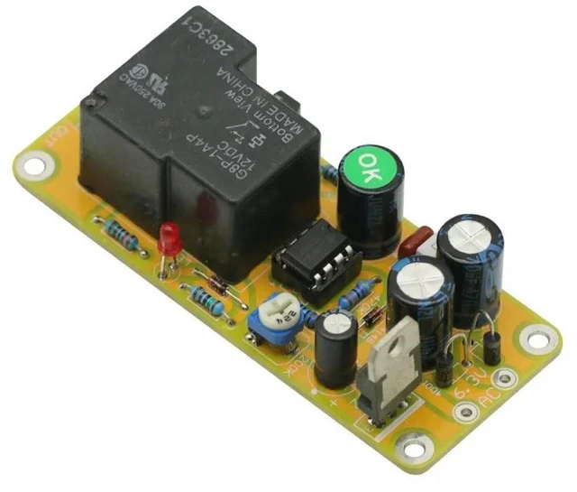 Alt view image 3 of 6 - AC/DC 6.3V High Voltage Power ON Delay Start Protection Board for Tube Amplifier Amp Control voltage 1500V 30A Board Module