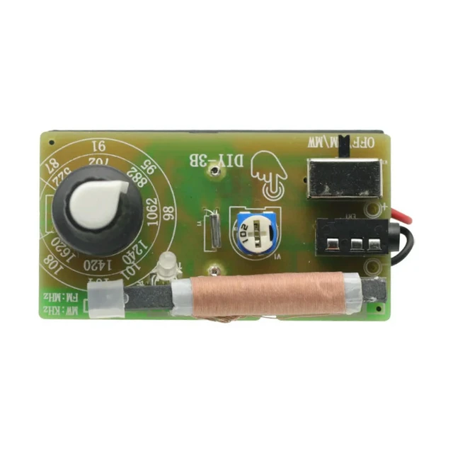 Alt view image 3 of 6 - 1PCS AM / FM medium wave MW FM 2 band headset radio Module Board