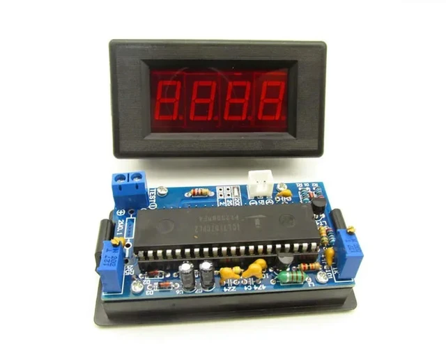 Alt view image 2 of 4 - ICL7107 Voltmeter DIY Kit DC5V 35mA Voltage Meter Digital Led Voltmeter For Board Module