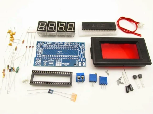 Main image of ICL7107 Voltmeter DIY Kit DC5V 35mA Voltage Meter Digital Led Voltmeter For Board Module