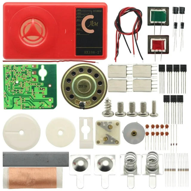 Main image of 1 Set 7 Tube AM Radio Electronic DIY Kit Electronic Learning Kit HX108-2 DIY