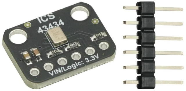 Alt view image 3 of 3 - ICS43434 I2S 3.3V MEMS microphone Module Breakout Low cost Low Pass Filter Mini-module