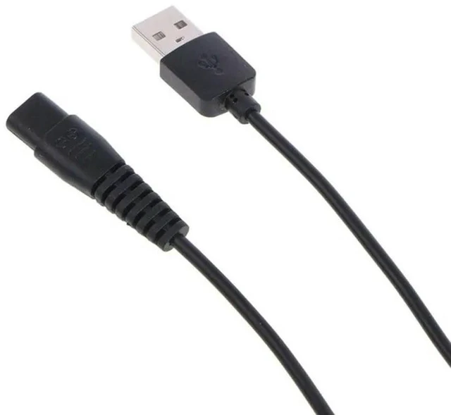 Alt view image 3 of 3 - For Mijia Electric Shaver MJTXD01SKS Plug Charging USB Charging Electric Shaver Cable Power Cord Charger Electric Adapter