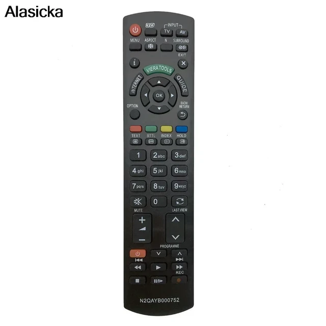 Alt view image 2 of 3 - Remote Control Replacement for Panasonic National TV N2QAYB000752 N2QAYB000753 N2QAYB000352 N2QAYB000487 N2QAYB000572 EUR7628030
