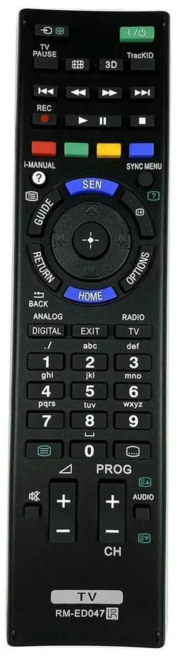 Main image of Universal TV Remote Control Replacement for Bravia TV RM-ED047 RM-YD103 RM-ED050 RM-ED052 RM-ED053 RM-ED060