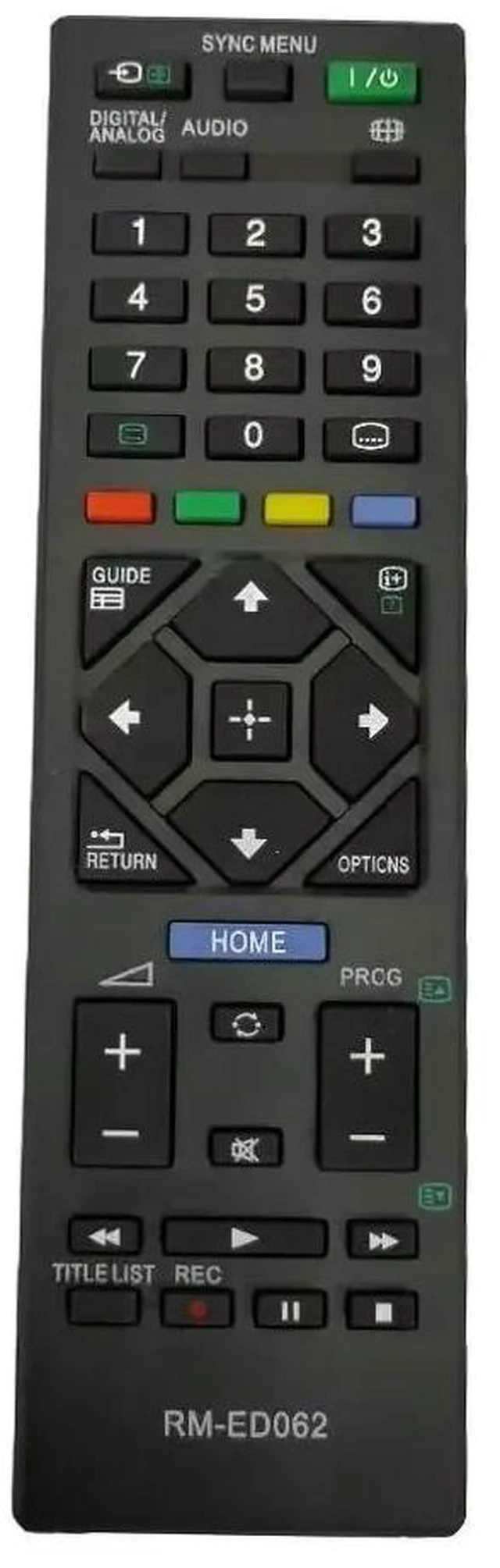 Main image of RM-ED062 Remote Control for Bravia LED LCD TV KD-43XE7077 KD-49XE7077 KDL-32R424A KDL-32R430B KDL-32RE405 KDL-40R353C