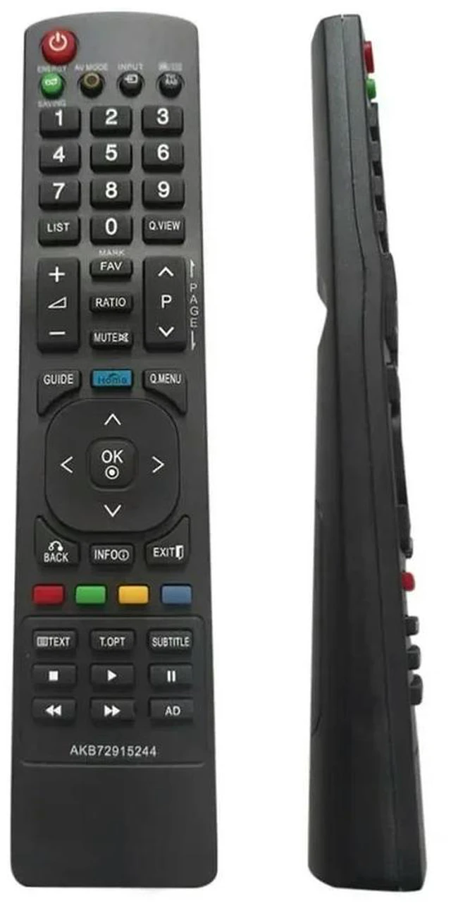 Alt view image 2 of 6 - Replacement Remote Control AKB72915244 for TV AKB72915244 AKB72915239 22LV2500 26LV2500 32LK330 32LK450 32LV2500 32LD350