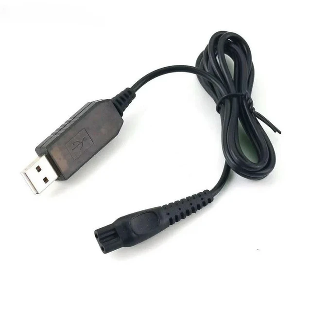 Alt view image 2 of 6 - Electric Shaver USB Power Charger Travel 15V 1m Shaving Machine USB Charging Cable For HQ8505