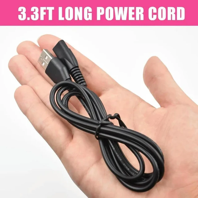 Alt view image 3 of 3 - USB Charger Compatible for Limural Hair Clippers for Men Clippers Charger Cord Replacement Charging Cable Power Cord
