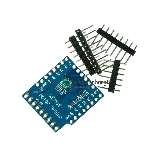 Alt view image 3 of 6 - 1Set Motor Shield For WeMos D1 Mini TB6612FNG Wemos I2C Dual Motor Driver Shield Driving Module With Serial Pot
