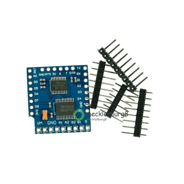 Alt view image 2 of 6 - 1Set Motor Shield For WeMos D1 Mini TB6612FNG Wemos I2C Dual Motor Driver Shield Driving Module With Serial Pot