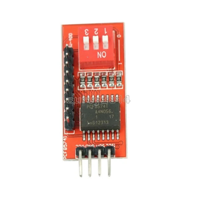 Alt view image 2 of 6 - PCF8574T IO Extension Module IO Expansion Shield IIC I2C W/ DIP Swith For