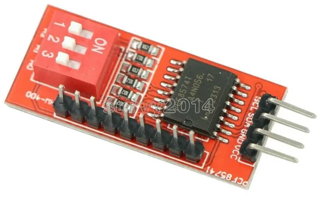 Main image of PCF8574T IO Extension Module IO Expansion Shield IIC I2C W/ DIP Swith For