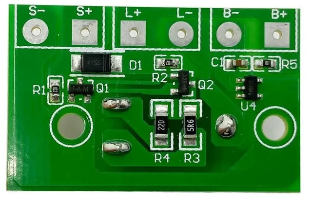 Main image of 3.7V 1A Switch Solar Lawn Lamp Controller Lithium Light-Sensing Solar Spotlight Plug-In Lamp Circuit Board For