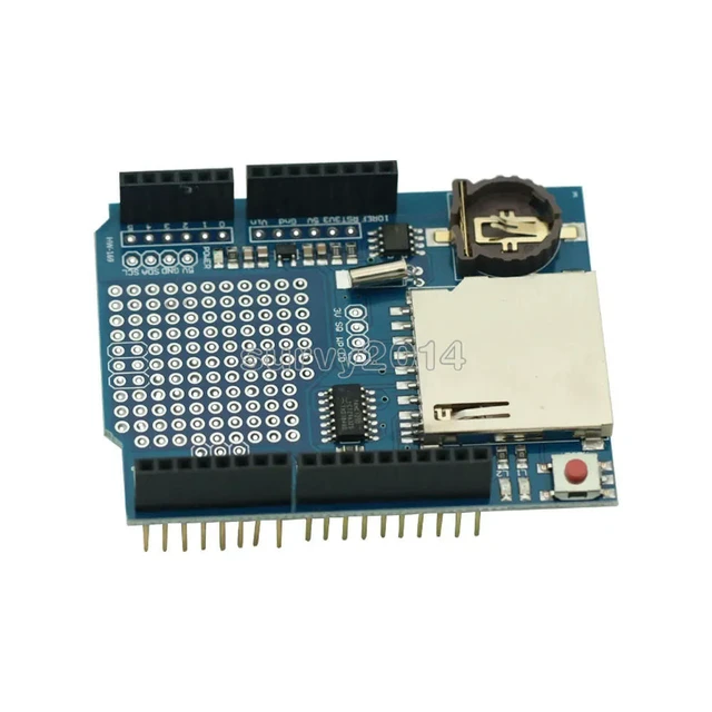 Alt view image 3 of 6 - Data Logger Module Logging Recorder Shield V1.0 For UNO SD Card One