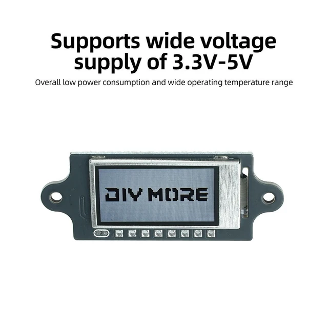 Alt view image 2 of 6 - 0.96 Inch TFT LCD Display Module ST7735S Driver 80x160 Resolution Wide-Viewing-Angle SPI Color Screen 8-Pin Blue Board Module