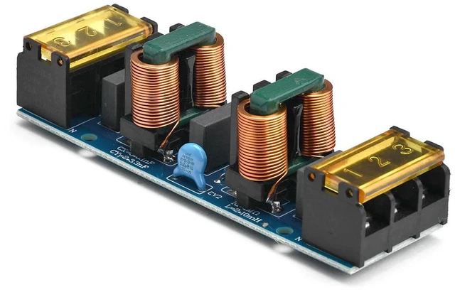 Main image of Power Filter EMI High-frequency Two-stage Power Low-pass Filter Board For Power Amplifier PCB Copper Electrical Filter 25A