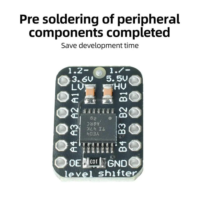 Alt view image 2 of 3 - TXB0104 Bidirectional Logic Level Shifter Module Auto Detection for DIY Projects and IoT Development For IoT DIY Project