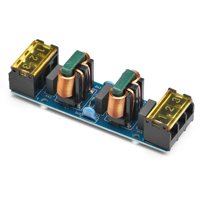 Alt view image 3 of 3 - Power Filter EMI High-frequency Two-stage Power Low-pass Filter Board For Power Amplifier PCB Copper Electrical Filter 25A