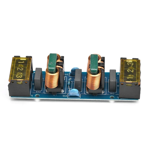 Alt view image 2 of 3 - Power Filter EMI High-frequency Two-stage Power Low-pass Filter Board For Power Amplifier PCB Copper Electrical Filter 25A
