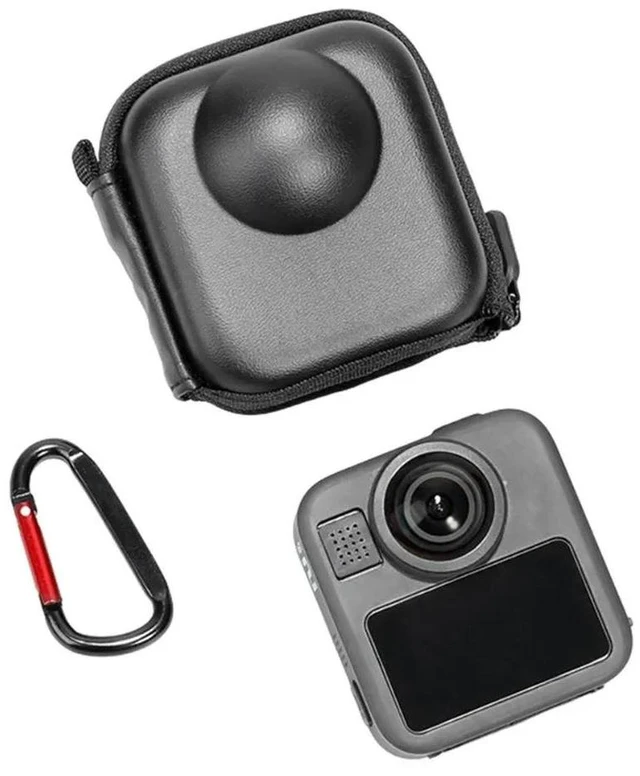 Main image of Case For Gopro Max 2 Mini Bag Panoramic Sports Camera Protective Pouch Case Half Zip+ Lock