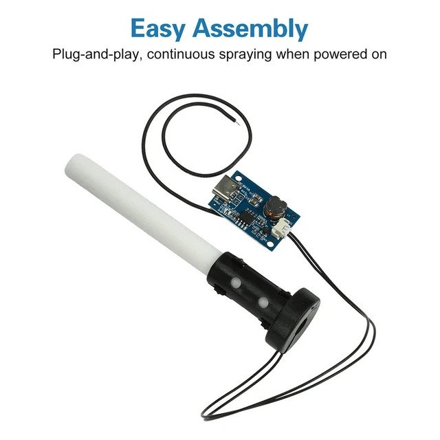 Alt view image 3 of 3 - DC 5V Humidifier Module Powered Air Plant with Atomization Drive Circuit Board Features Water Level Sensor Type C