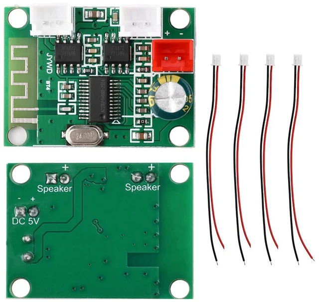 Main image of DC 3.3-5V Amplifier Board Bluetooth 5.0 AUX Audio Input Power Amplifier Board Hands-Free Calling External Buttons Module