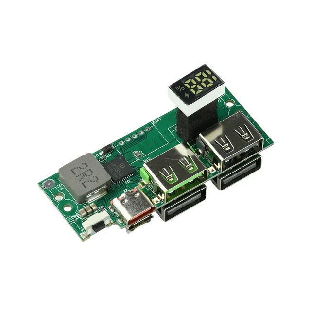 Main image of IP5356 PD QC Fast Charging Module With Digital Display Charger Board Circuit Protection 3.7V