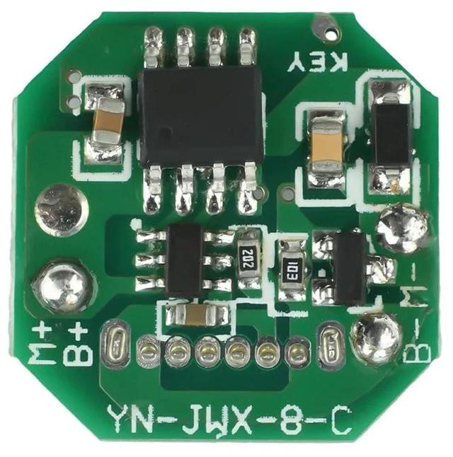 Main image of DC 3.2-4.2V High Intensity Flashlight Driver Board Motor Driver Board Flashlight DIY Accessories Self-Locking Switch Type C