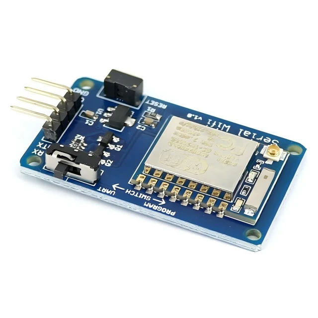 Alt view image 3 of 6 - CH340 USB to ESP8266 ESP-07 Module Built-in Antenna to TTL Driver Module Development Board Module