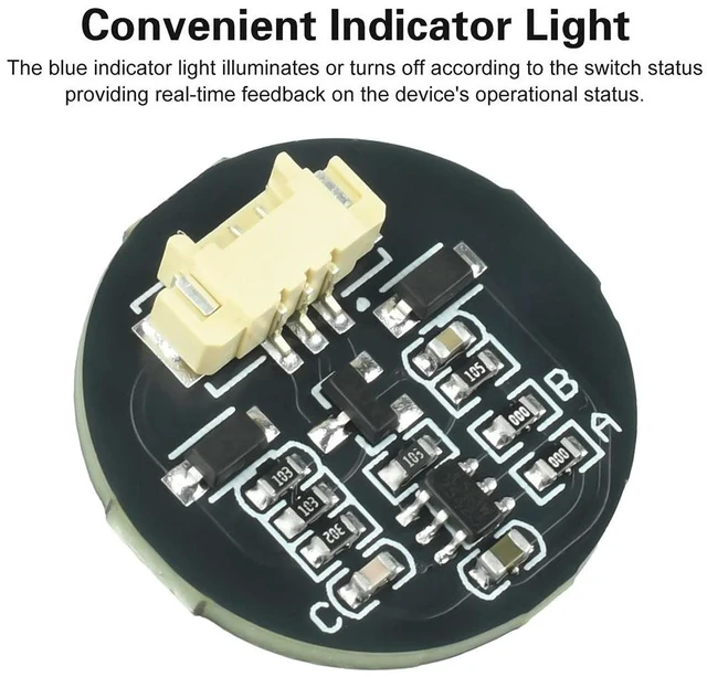 Alt view image 3 of 3 - Touch Switch Sensing Module DC 3-30V Momentary/Latching LED Strip Touch Button Switch Sensor Module