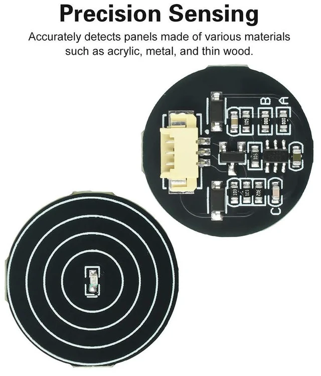Alt view image 2 of 3 - Touch Switch Sensing Module DC 3-30V Momentary/Latching LED Strip Touch Button Switch Sensor Module