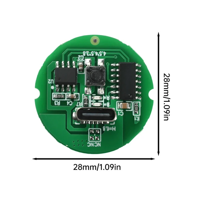 Alt view image 3 of 3 - Type C 5-20W DC Small Motor Circuit Board Small Electric Drill DIY Accessories Module DC 3-6V Motor Driver Board