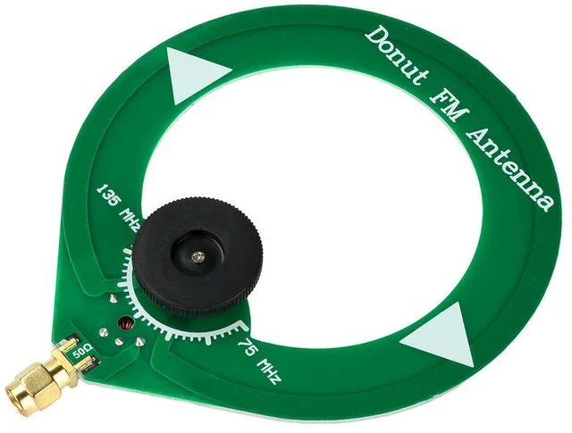 Main image of 75M-135MHz Mini Loop Antenna Module Sweet Donut FM Antenna SMA Male Head Mini Loop Antenna Module