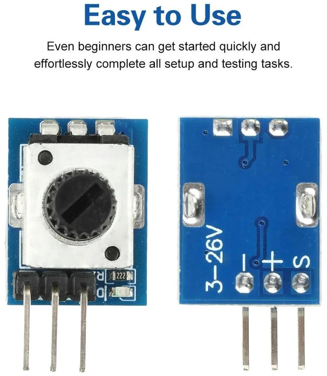 Alt view image 2 of 3 - DC 3-26V Servo Motor ESC Tester PWM Control DIY Brushless Fan RC Model Motor Speed Controller