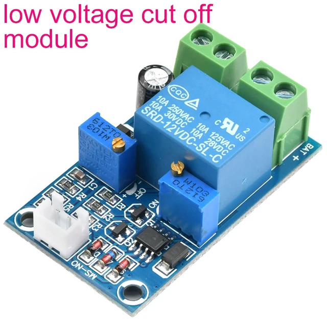 Alt view image 3 of 3 - 12V Low Voltage Auto Cut off Automatic Switch Recovery Protection Board Undervoltage Switch Module Charging Controller
