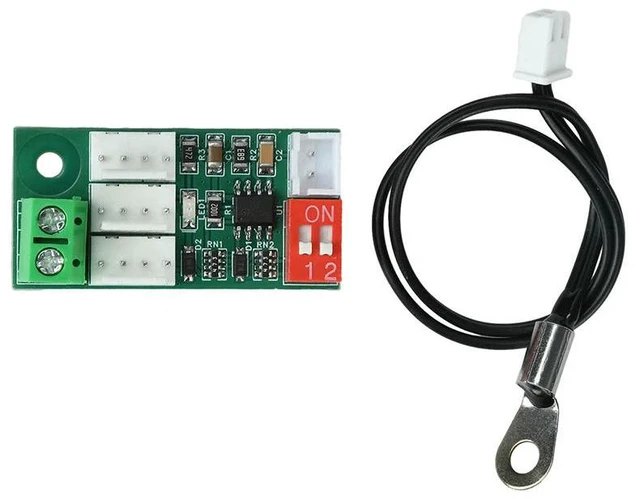 Main image of 3Way 4Wire Fan Speed Controller with Temperature Controlled Speed Regulation PWM DIP Switch Temperature Control DC12V/24V