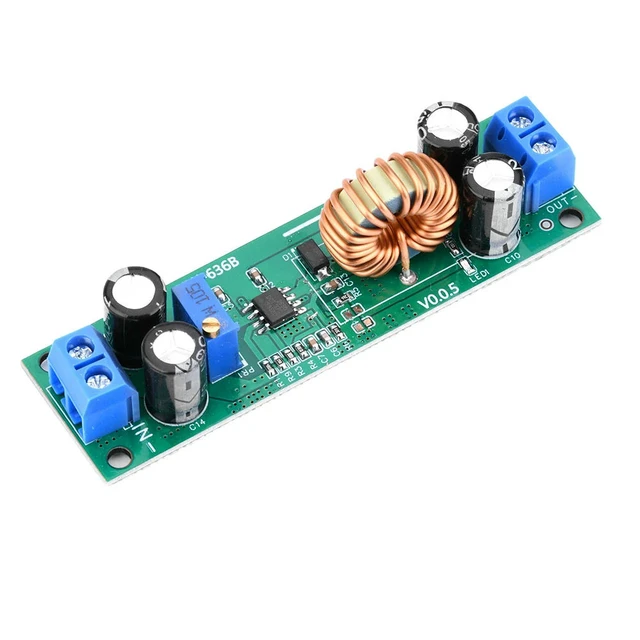 Alt view image 3 of 3 - DC-DC 6.5V-60V to 1.25V-30V 5A Adjustable Step Down Buck Converter Module Power Voltage Regulator Synchronous Rectification