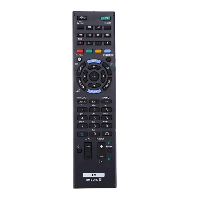 Alt view image 3 of 3 - Practical Remote Controller Powered Television Remote Control Replacement Parts Accessories for TV RM-ED047