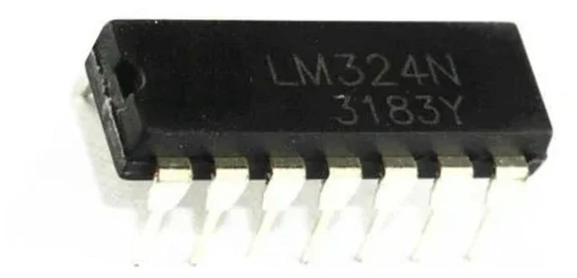 Main image of 5 PCS IC LM324N LM324 DIP14 Low Power Quad Op-Amp