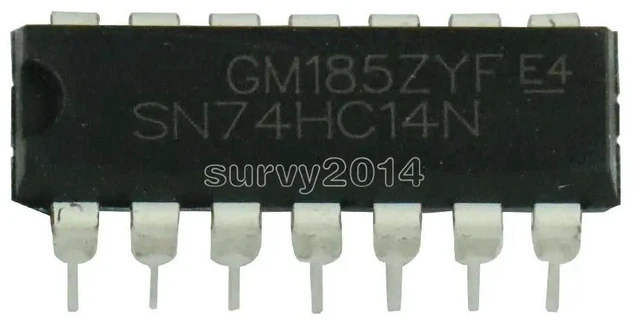 Main image of 5PCS SN74HC14N DIP-14 SN74HC14 DIP 74HC14N DIP14 74HC14 and IC