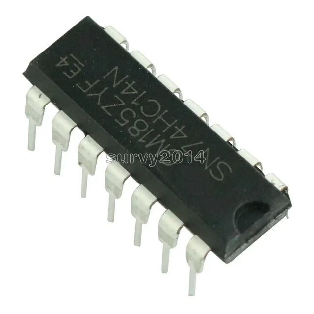 Alt view image 3 of 3 - 5PCS SN74HC14N DIP-14 SN74HC14 DIP 74HC14N DIP14 74HC14 and IC