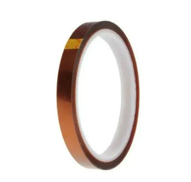 Alt view image 2 of 2 - High Temperature Resistant Tape Roll Gold 10mm Width 100ft Heat Resistant Adhesive Polyimide Insulation Thermal Tape For BGA