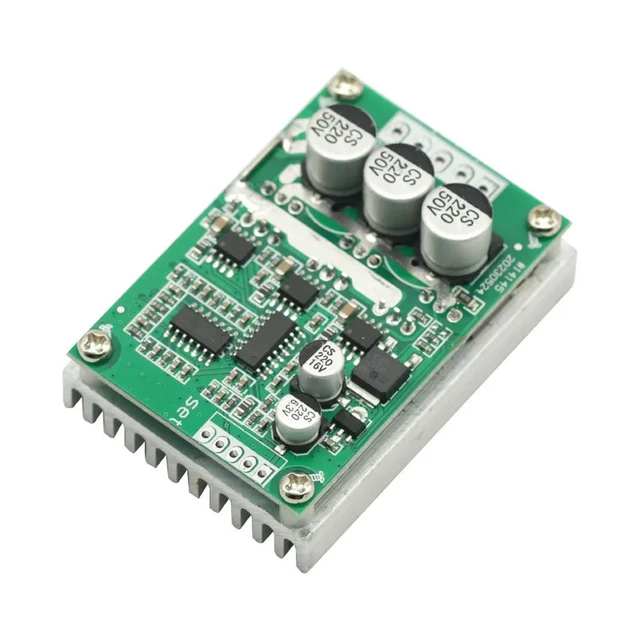 Alt view image 3 of 3 - 500W 15A DC 12-36V Brushless Hall Free Motor Driver Board High Power Motor Foward Reverse Speed Controller Control Switch Module