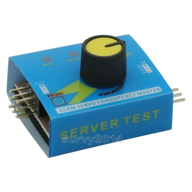 Alt view image 3 of 3 - Multi Servo Tester 3CH ECS Consistency Speed Controler Power Channels CCPM