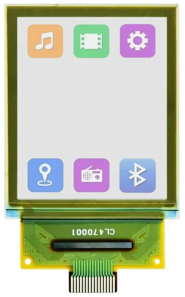 Main image of 1.5" Color OLED Transparent Screen 128*64 Display LD7318 Driver SPI Interface