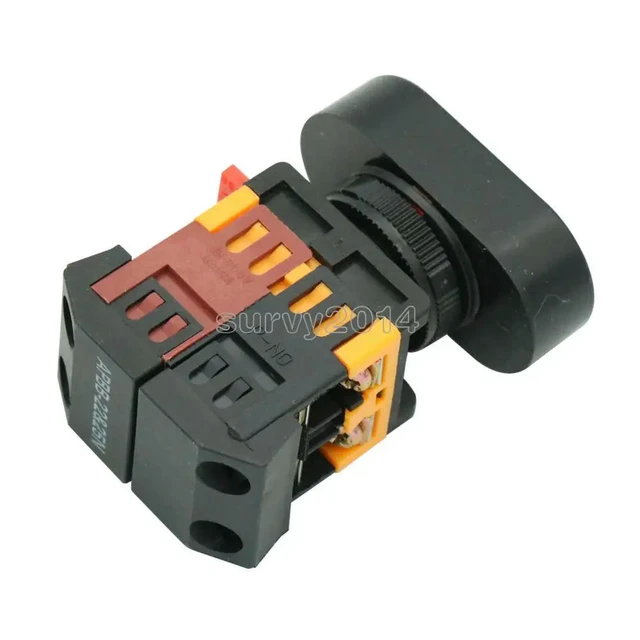 Alt view image 3 of 6 - Start Stop Push Button Light Indicator Momentary Switch Red Green Power ON OFF