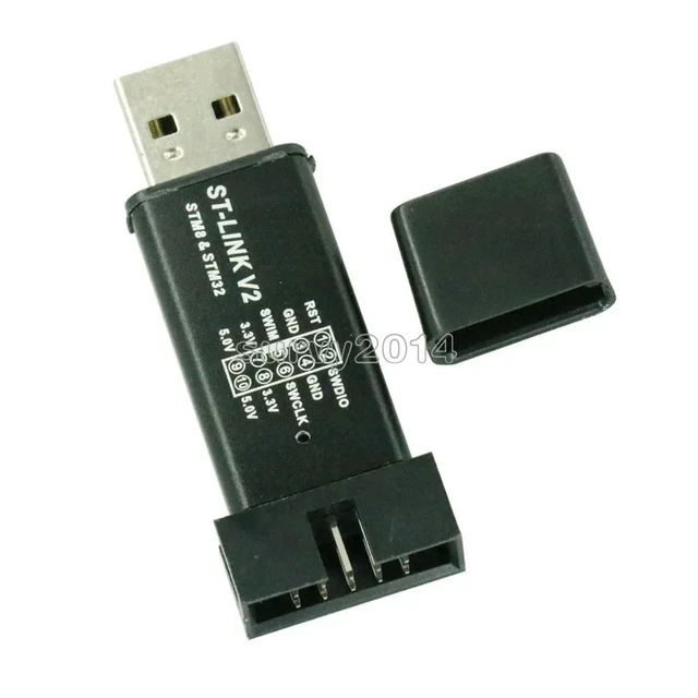 Alt view image 2 of 6 - 1PCS ST LINK Stlink ST-Link V2 Mini STM8 STM32 Simulator Download Programmer Programming With Cover A41